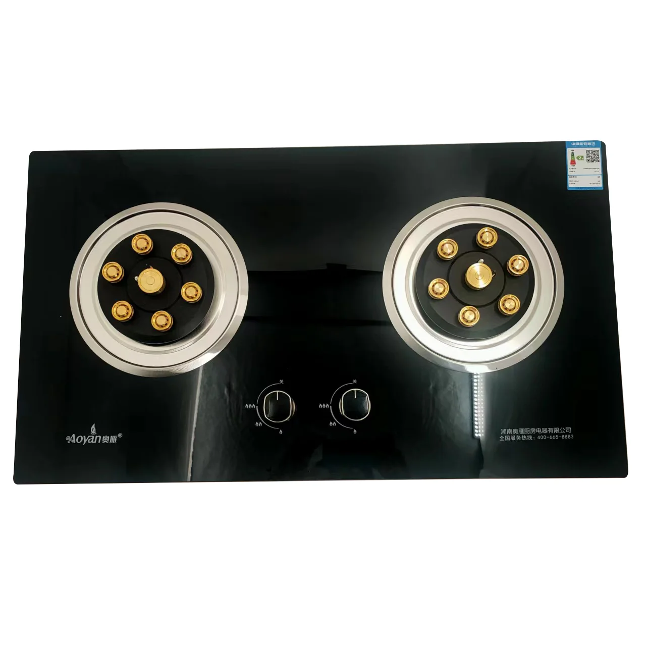 الجملة الزجاج المقسى موقد غاز مقاوم للانفجار أجهزة المطبخ