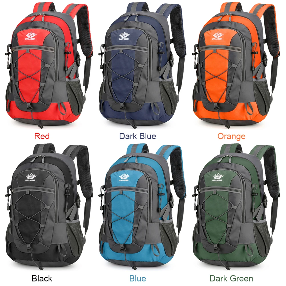 Hiking Backpack Nylon Backpack Multifunctional Climbing Backpack Large Capacity Outdoor Sports Backpack Traveling Rucksack