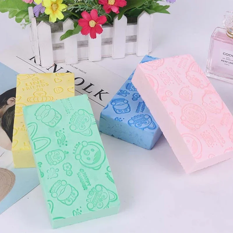 Bath Sponge Scrub Shower Soft Exfoliating Body Skin Shower Spa Bath Brush Washing Sponge Pad Sponges Cleaning Spa Bath Ball