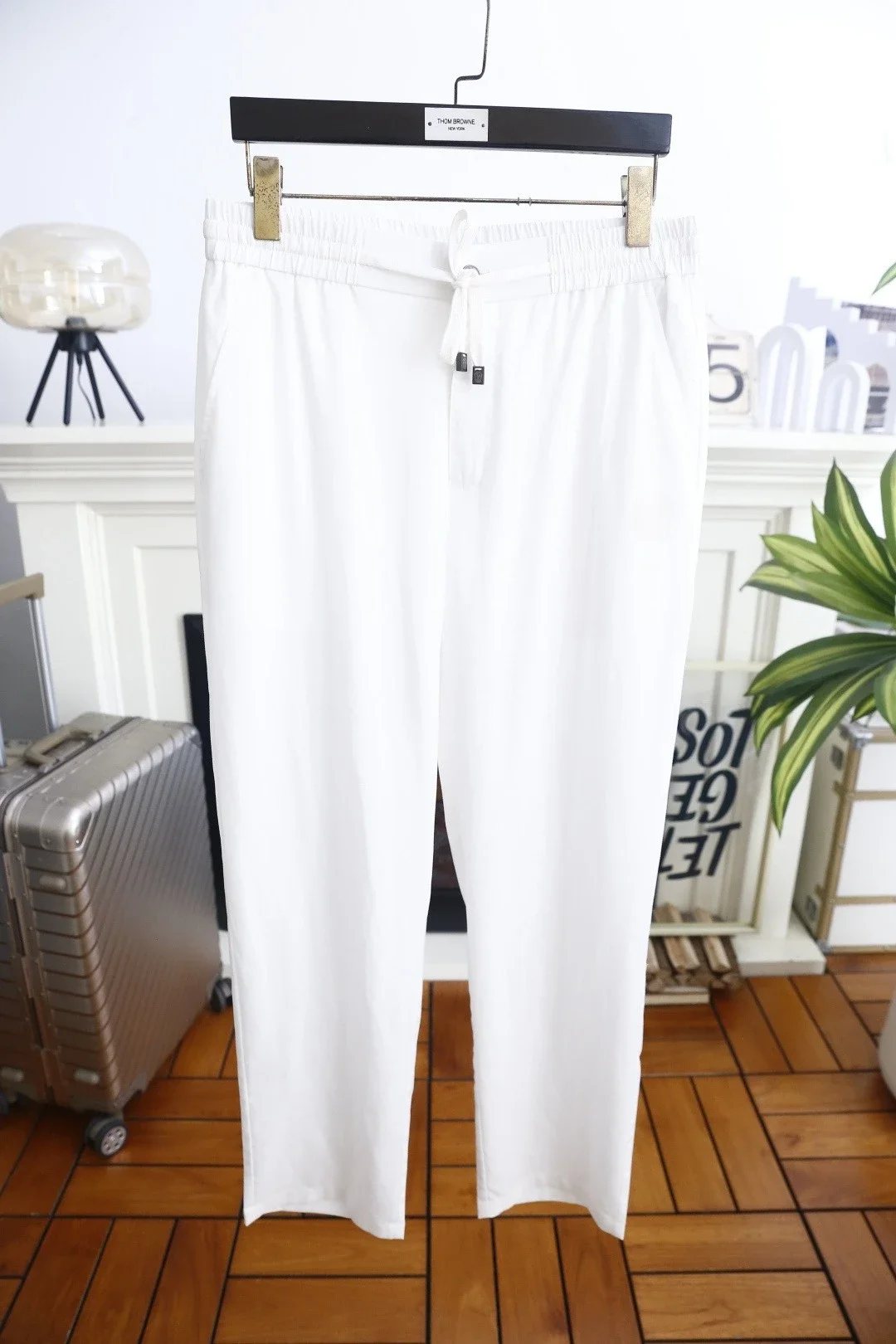BC26 summer new fashion men's versatile thin casual trousers