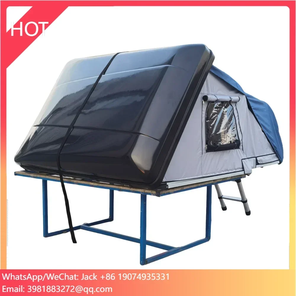 2025Buy Aluminum Roof Top Tent Hardshell Ibreglass Hard Shell Roof Top Tent 2-3 Person