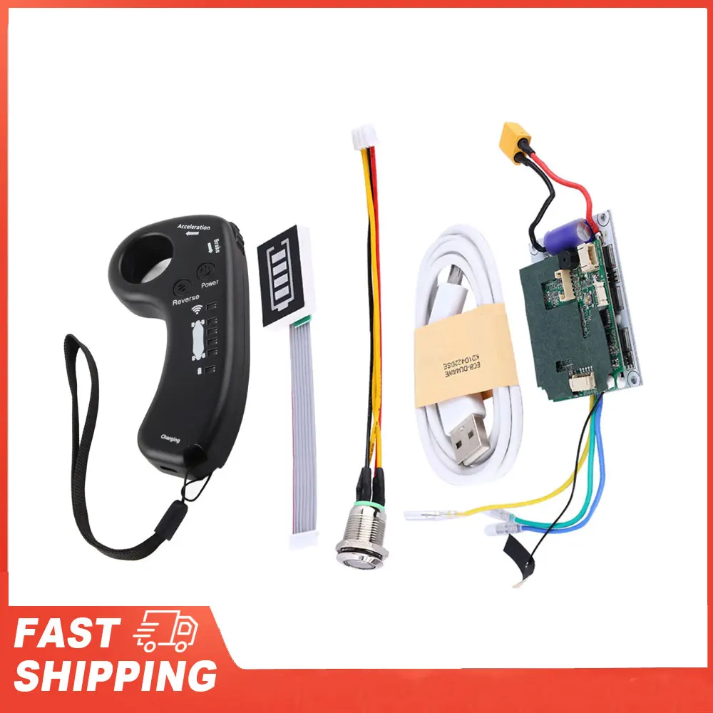 

ESC Substitute Control Mainboard Electric Skateboard Longboard Single Drive with Remote Skateboard ESC Replacement