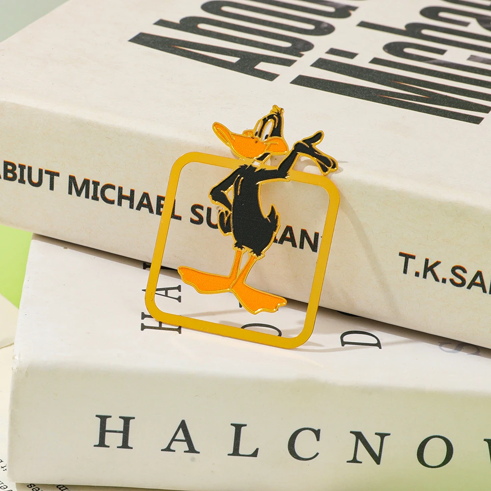 علامة مرجعية معدنية من Bugs Bunny ملحقات كتب Leetong الإبداعية ملحقات القراءة لمحبي الكتب هدايا للعائلة والأصدقاء #5