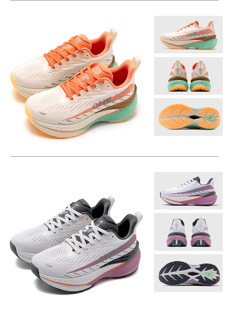 ONEMIX – leichte Laufschuhe für Damen und Herren, stabil dämpfende Sportschuhe, sprungfeste Wanderschuhe für den Außenbereich, neu – Detail 16
