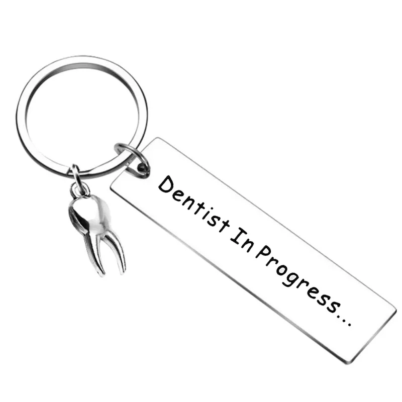 Cute Dentist Keychain Dental Hygienist Gift I Can\'t Fix Key Chain Pendant Jewelry Dentist Retirement Graduation Birthday Gift