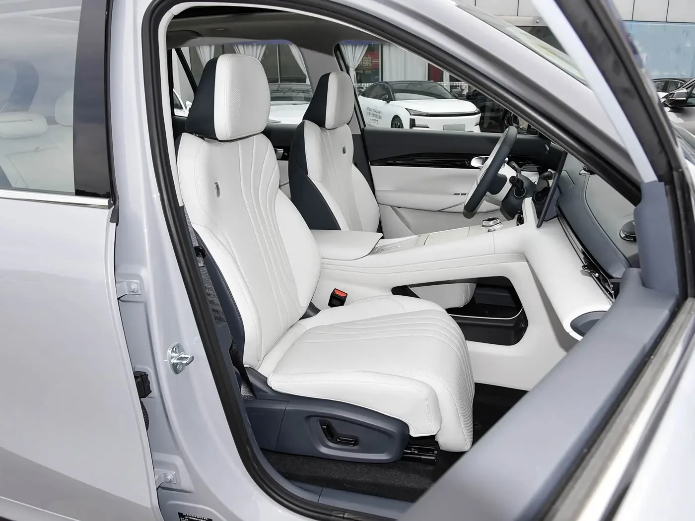 Spezieller Autositzbezug für Geely EX5 2024 2025 2026, PU-Leder-Sitzkissen-Schutz, Autositzbezüge, Innenraumzubehör – Detail 4