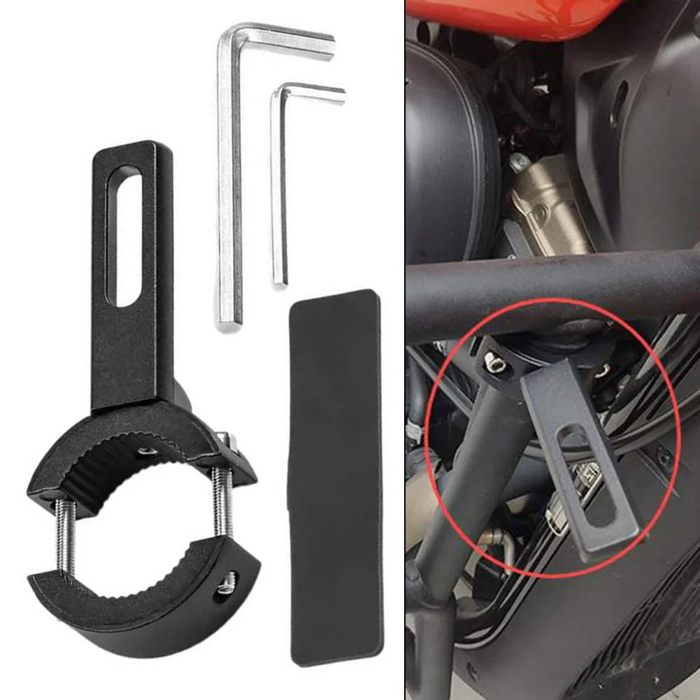 Custom Motorcycle Adjustable Clamp Optimal Light Positioning Versatile Compatibility Adjustable Spotlight Bracket