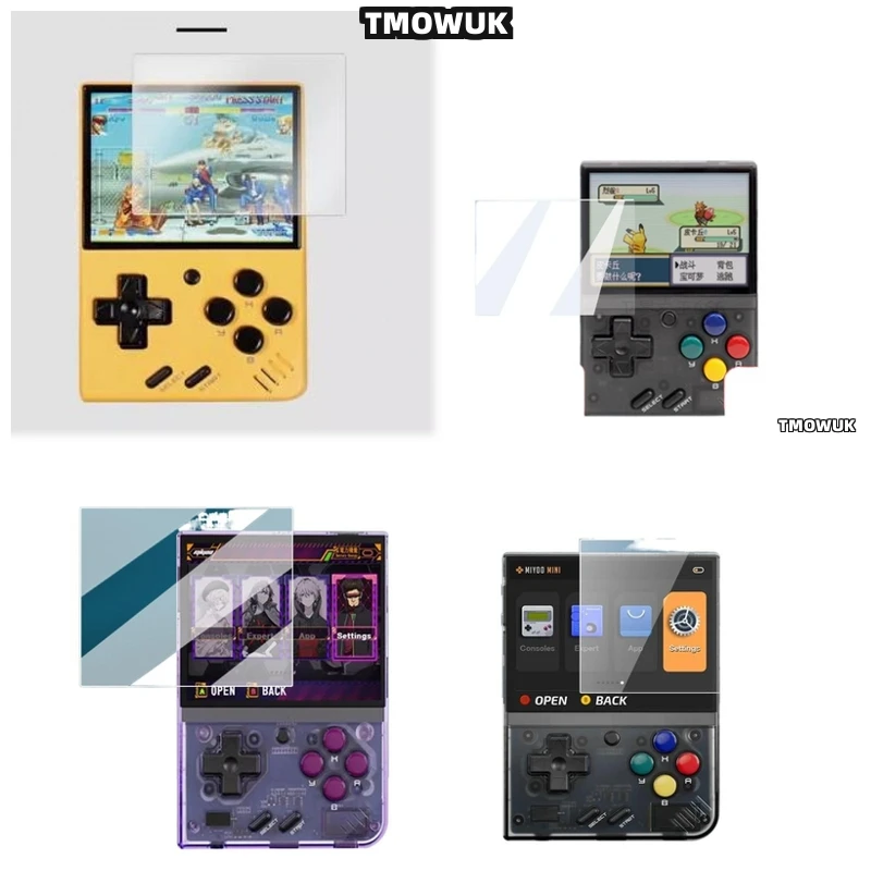 

For Miyoo Mini Plus Miyoo Mini V4 Game Console HD Tempered Glass Screen Protector Cover Accessory Film Protection