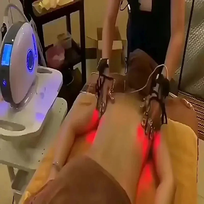 Portable Golden finger body massager for facial stretching, RF EMS micro-current therapy, meridian dredging 2025