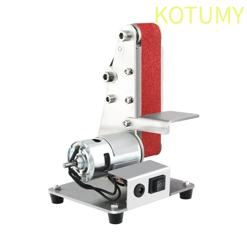 Mini Electric Belt Sander, DIY Polishing & Grinding Machine, Fixed-Angle Knife Sharpener, Desktop & Vertical Available