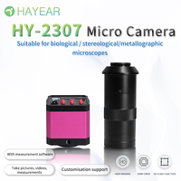 HAYEAR 14MP HDMI USB Industry Microscope Camera TF Video Recorder 100X C-mount Lens