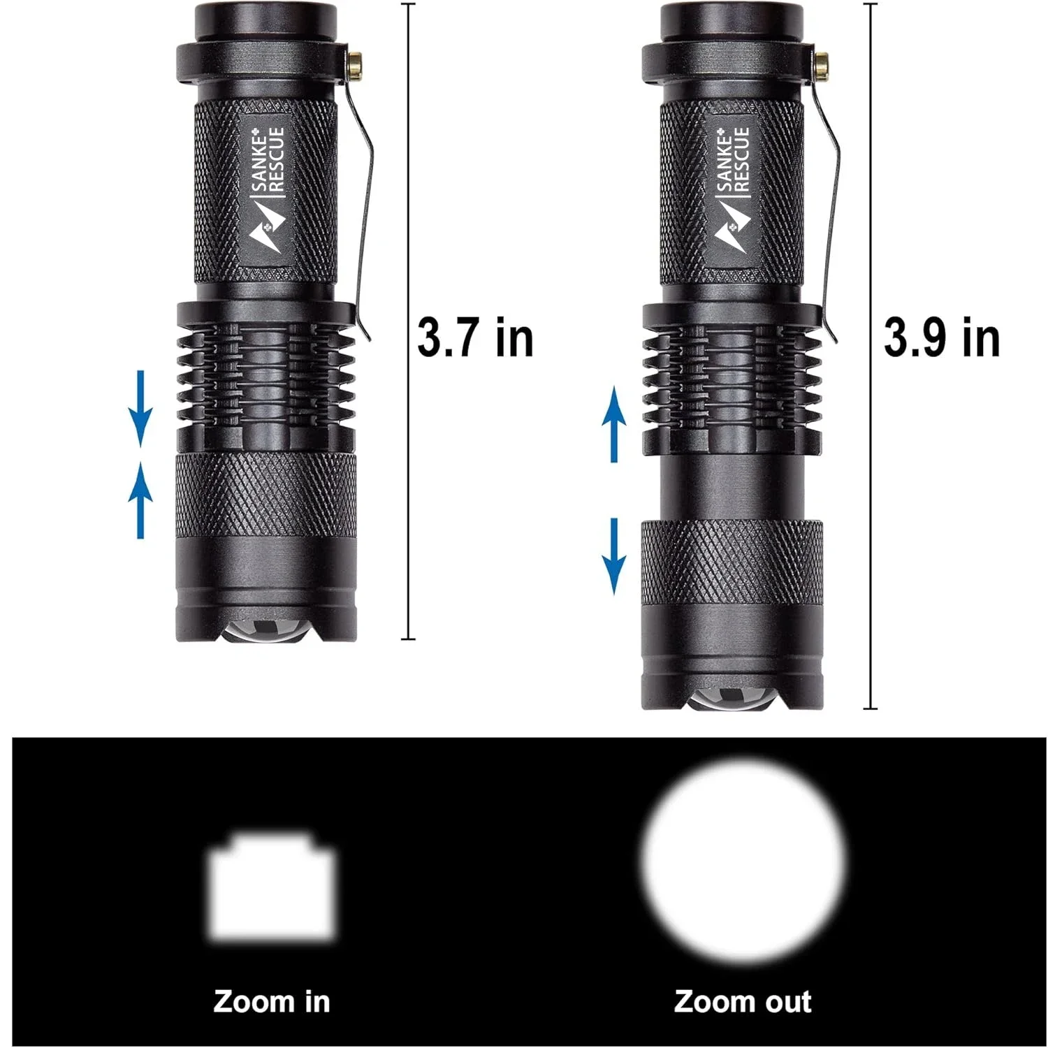 1-5 Waterproof Tactical Flashlights Portable LED Camping Lamps 3- Handheld Powerful LED Torch Light Lanterns Self Defense Luces