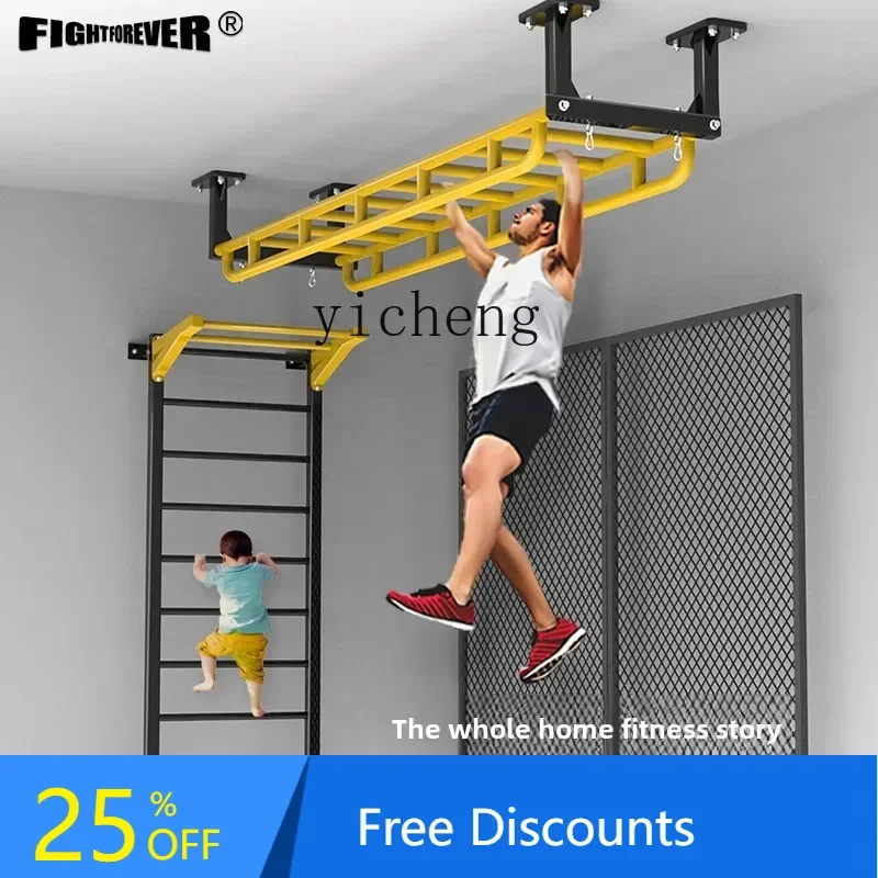 wall climbing frame ladder rib frame horizontal bar body pull-up device home indoor adult fitness