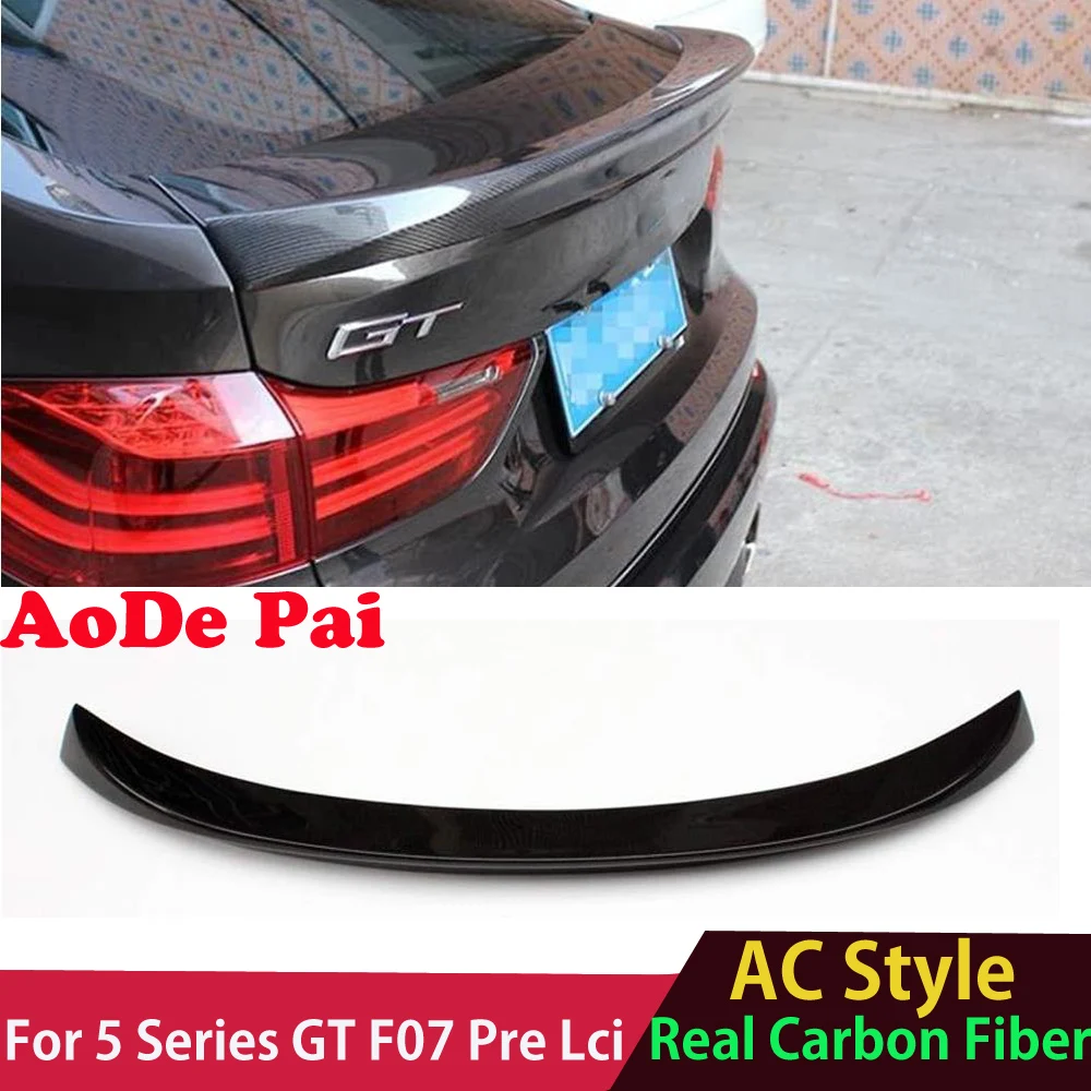 

2010-2013 F07 Spoiler Rear Boot Ducktail Wings Lid for BMW 5 Series GT Gran Turismo F07 Real Carbon