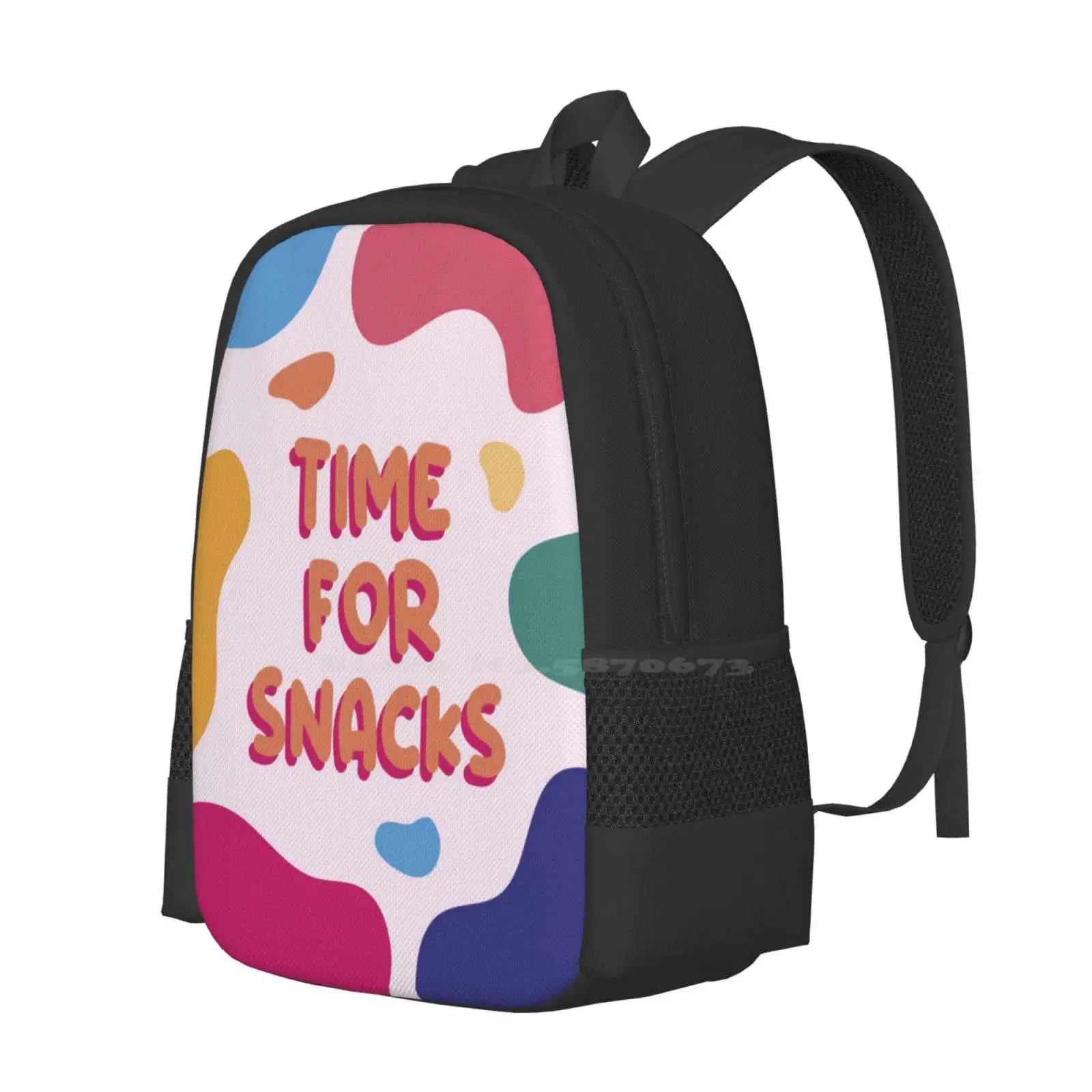 Time For Snacks! Hot Sale Schoolbag Backpack Fashion Bags Puppy Doggo Pattern Park Good Boy Girl Bone Cute Adorable Pets Pet