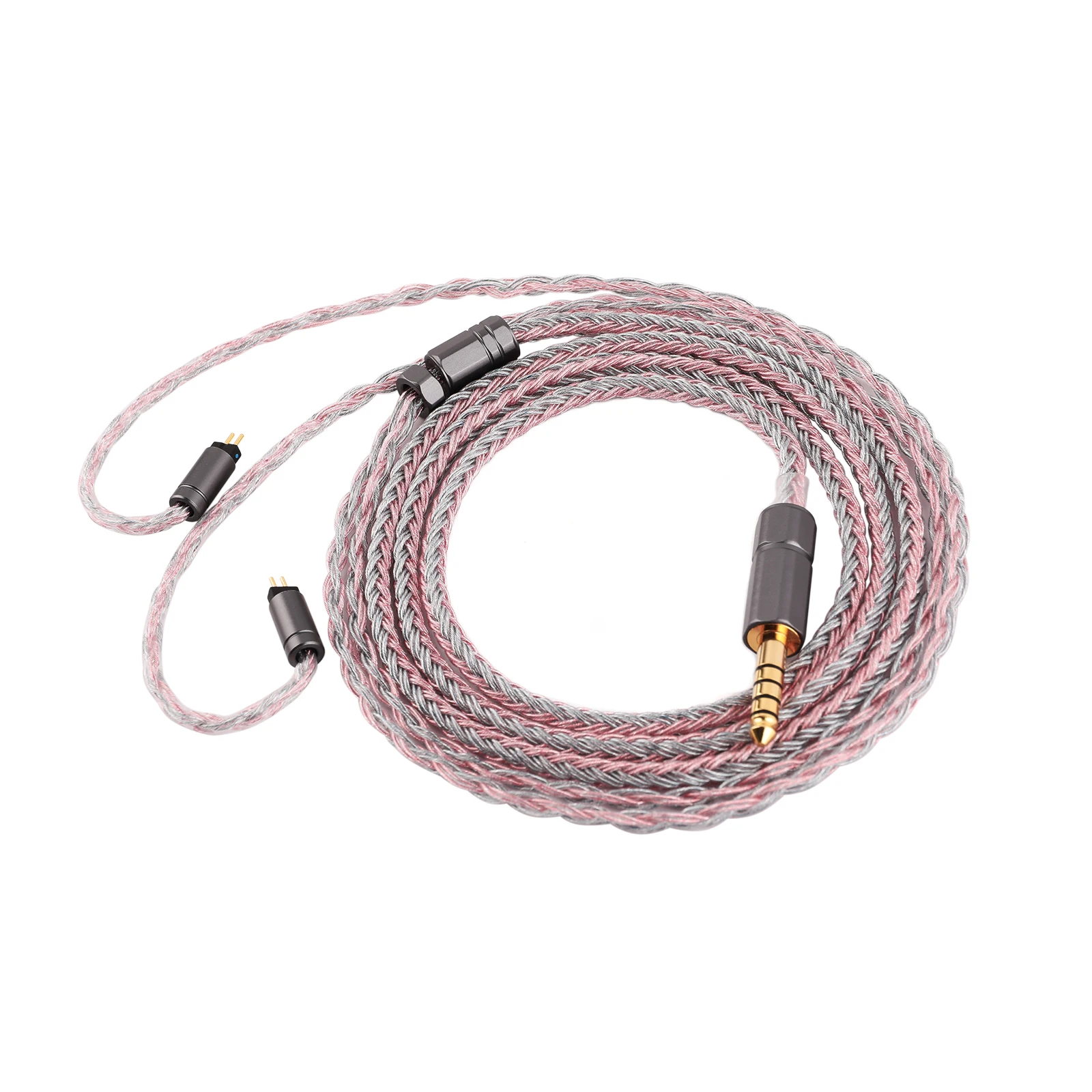 

Tripowin S-01 IEM кабель, 16-жильный посеребренный медный и Графеновый кабель для наушников, сменный кабель Hi-Fi для проводных наушников