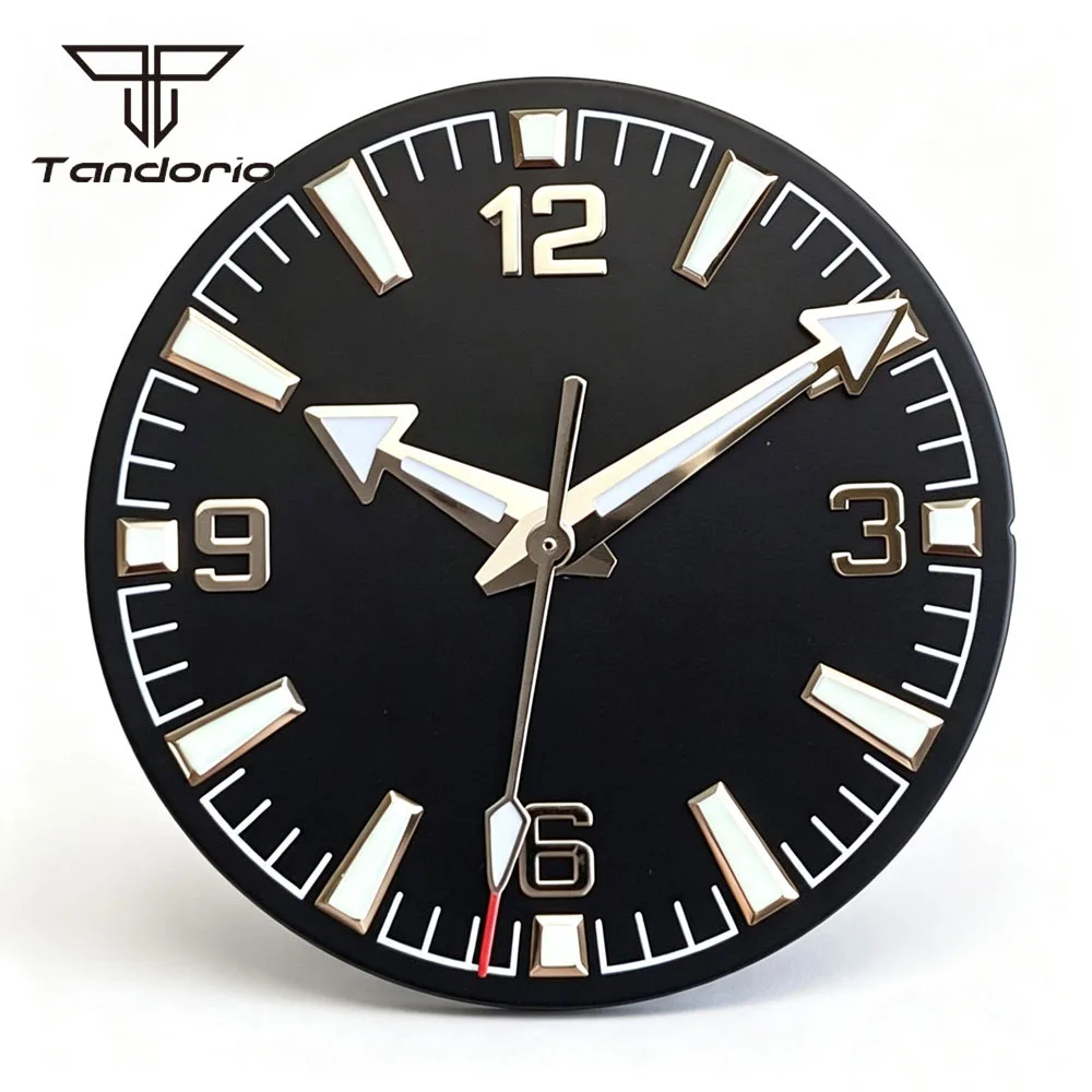 29mm Black/Blue/Grey/White Watch Dial Face 3/6/9/12 Markers Fit NH35 NH36 NH38 Miyota8215 8205 821A DG2813 ETA2824 PT5000 ST2130