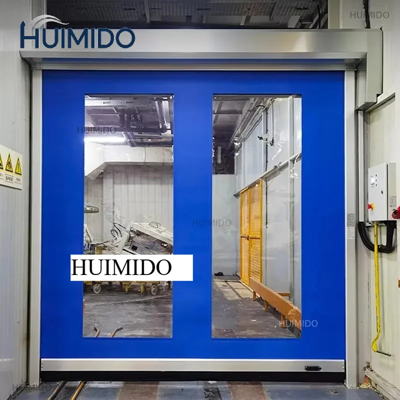 Everbesten Wind Bar Free High Speed Rolling Shutter Door Fit For Indoor Logistics Warehouse Industrial Production Site