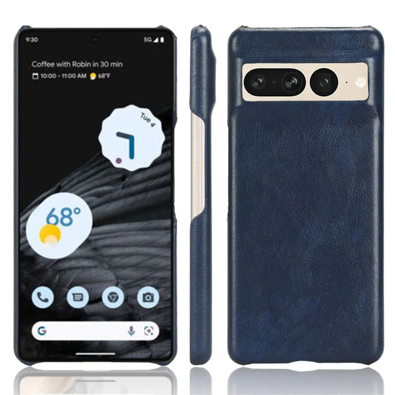 For Google Pixel 7 Pro Pixel7 Case PU Leather Skin Hard Cover Bumper Back Shockproof Case for Google Pixel 7 Pixel7 GVU6C GQML3