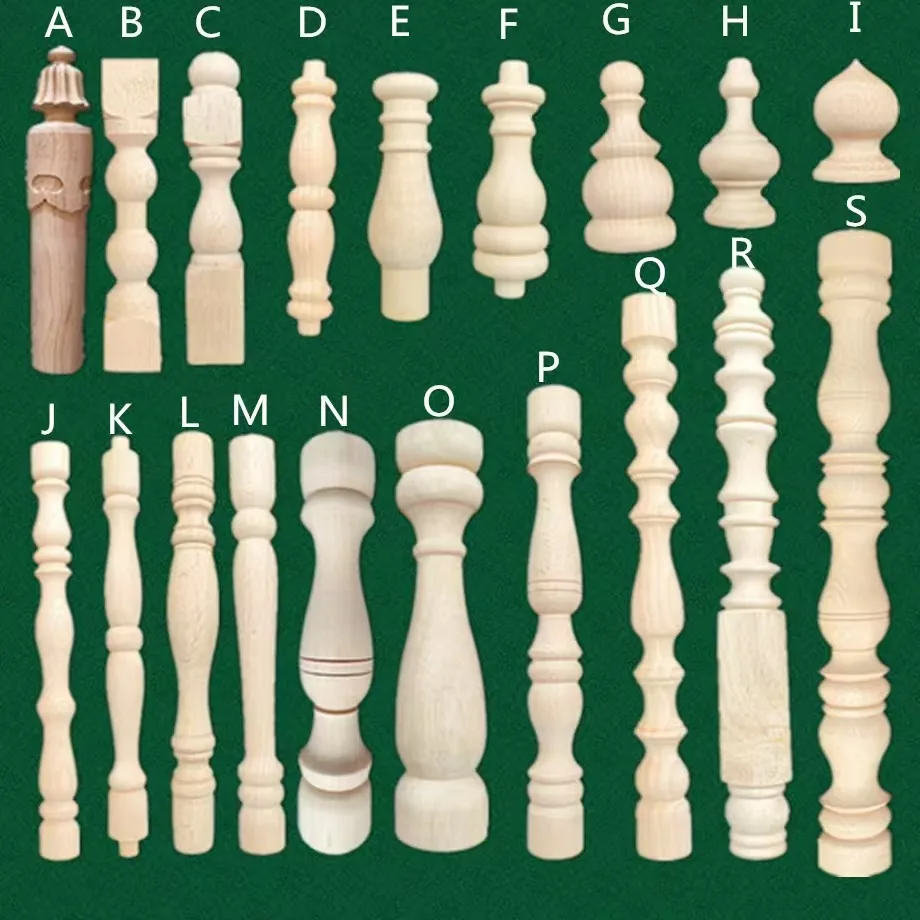 Modern Round Wood Carving Appliques Baroque Revival Wood Carved Onlays