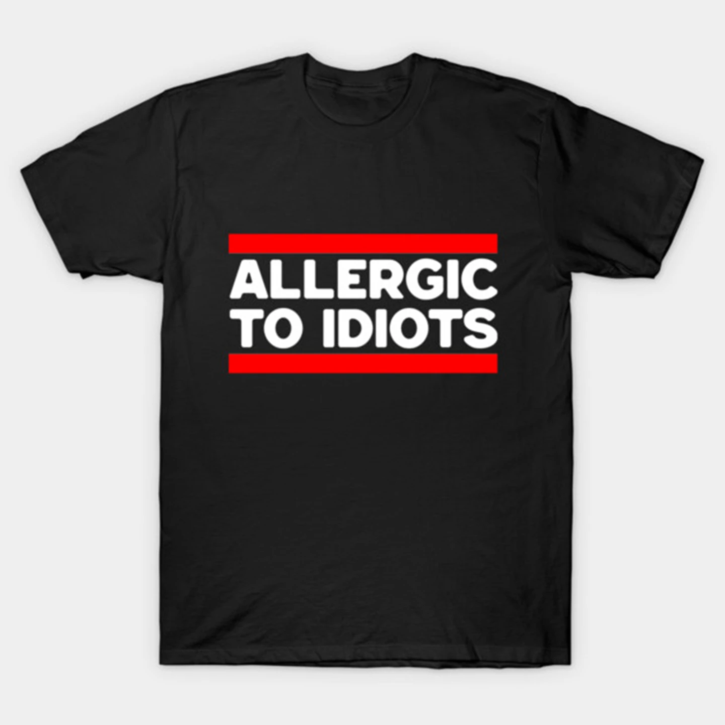 Allergic to Idiots T-Shirt Unisex Tee Summer Fashion Tee Aesthetic Unisex T-Shirt Boutique Men Oversize Cotton Shirt