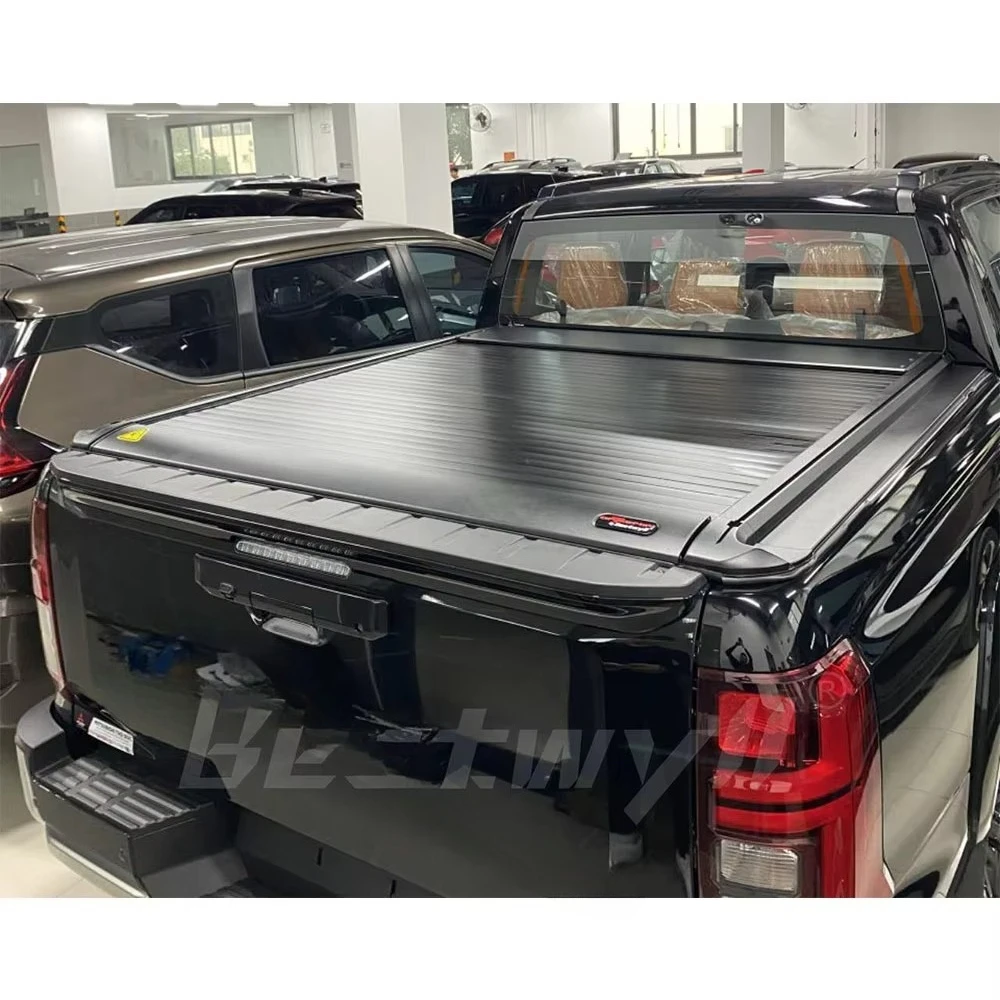 

Pickup Roller Shutter Truck Retractable Bed Electric Roll Up Tonneau Cover For 2015+ New Triton 2024 EN-K123