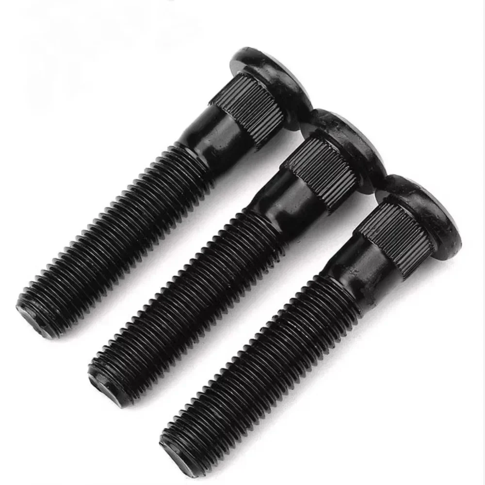 1pc Wheel Hub Spline Bolt Screw M12x1.25 | Knurl Diameter 12.3/14.3mm | Length 65mm