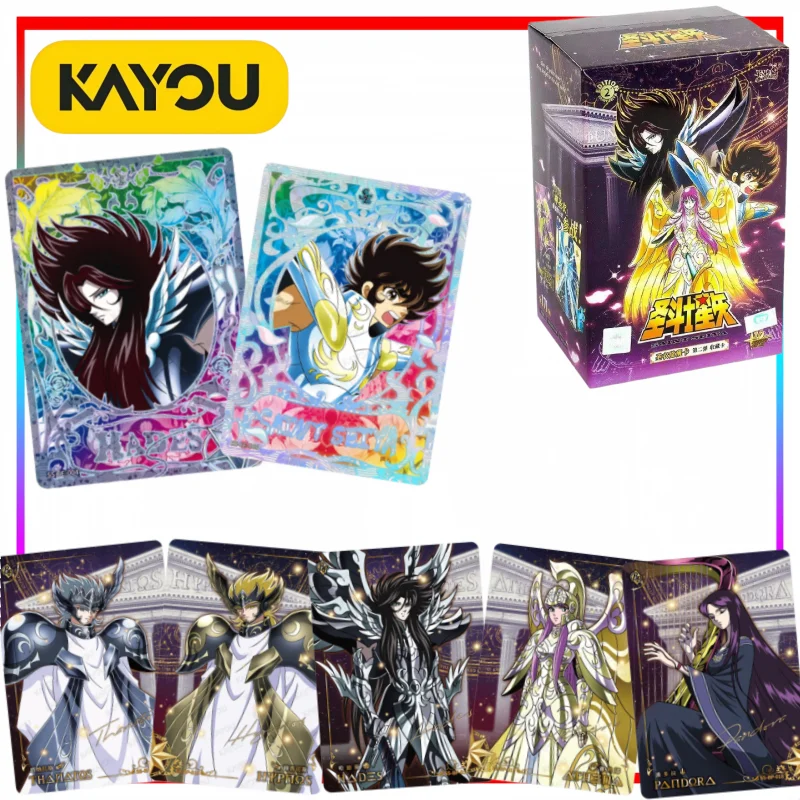 kayou-official-saint-seiya-collectible-cards-cartoon-pegasus-seiya-cards-anime-merchandise-holiday-gift-full-box-trendy-toys