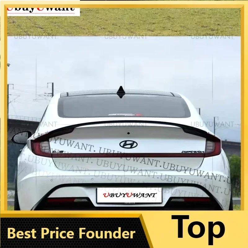 

Аксессуары для автоспойлера Hyundai New Sonata 2019 2020 2021, материал ABS, багажник автомобиля, задняя губа, крыло, хвост, ремонт Sonata 10