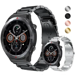 Watch Bracelet Strap for Zeblaze Stratos 3 Ultra Smartwatch Stainless Steel Band for Stratos 3 Ultra Metal Correa Wristband