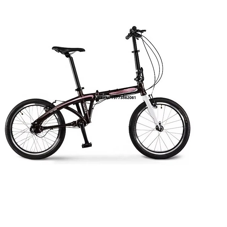 

High Quality 20-Inch Aluminum Alloy Mini Folding Bike Classic Shaft Drive 3 Speed Gears Lightweight Stainless Cycle OEM Logo