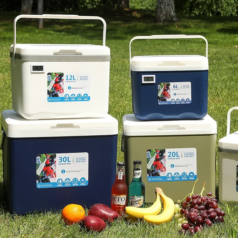 Scatola isolata stalla commerciale conservazione degli alimenti e conservazione frigorifera secchiello per il ghiaccio portatile campeggio all'aperto Picnic Cooler