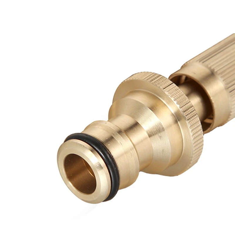 رذاذ بيكو مسدس دي ماء برونزية ألتا ضغط رذاذ ديريتو الرش موصل سريع كازا mangueira jardim arma ajustable #3