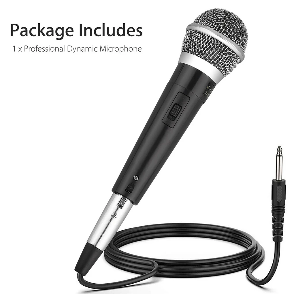 YS-226 Wired Microphone Moving Coil Handheld Dynamic Mic Stage Singing Home KTV Meeting Microphone