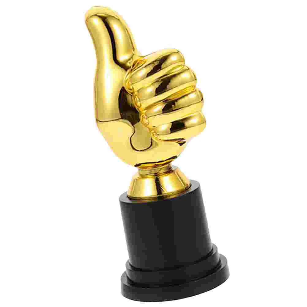 Competition Trophy Kids Awesome Toddler Toys Thumb Shaped Decor Golden Party Award Staff