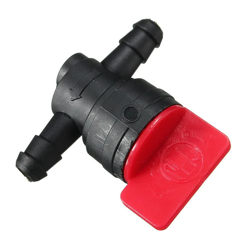 *Color Shut off valves 1 4 Black Red In-Line Cut-Off Parts Power equipment Replacement Small Engines 2pcs Fuel Gas