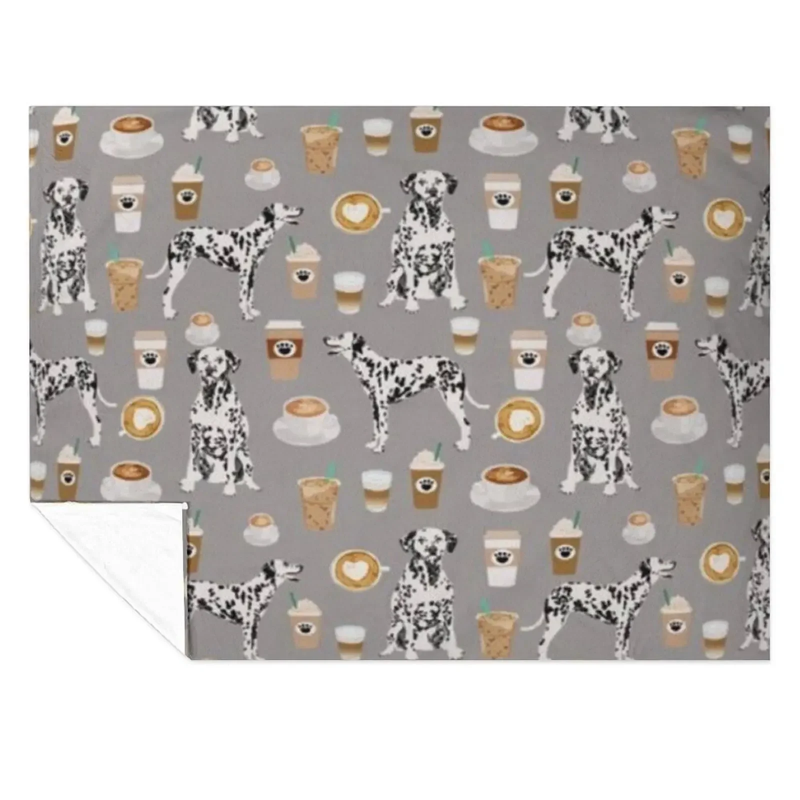 

DALMATIAN Throw Blanket Cute Heavy Summer Beddings Winter beds Blankets