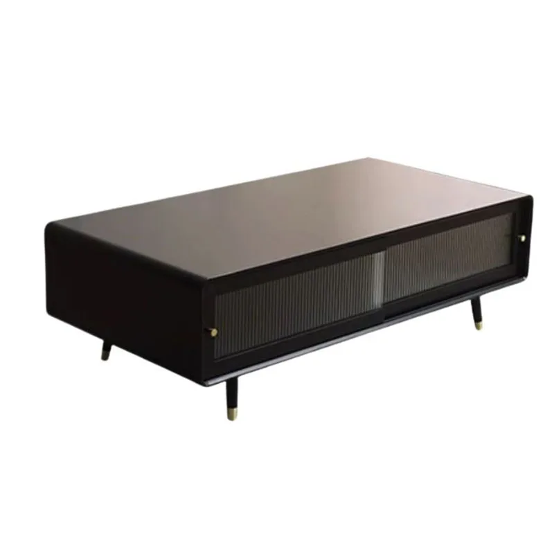 Nordic Luxury Design Tv Stand Simple Black Innovative Floor Modern Tv Table Wood Minimalistic Storage Mueble Salon Furniture