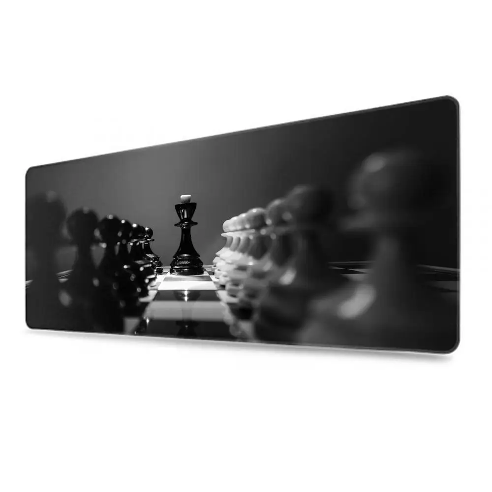 Black and white chess Mousepad Boy Pad Natural Rubber Gaming mousepad Desk Mat Size for Gameing World of tanks CS GO Zelda