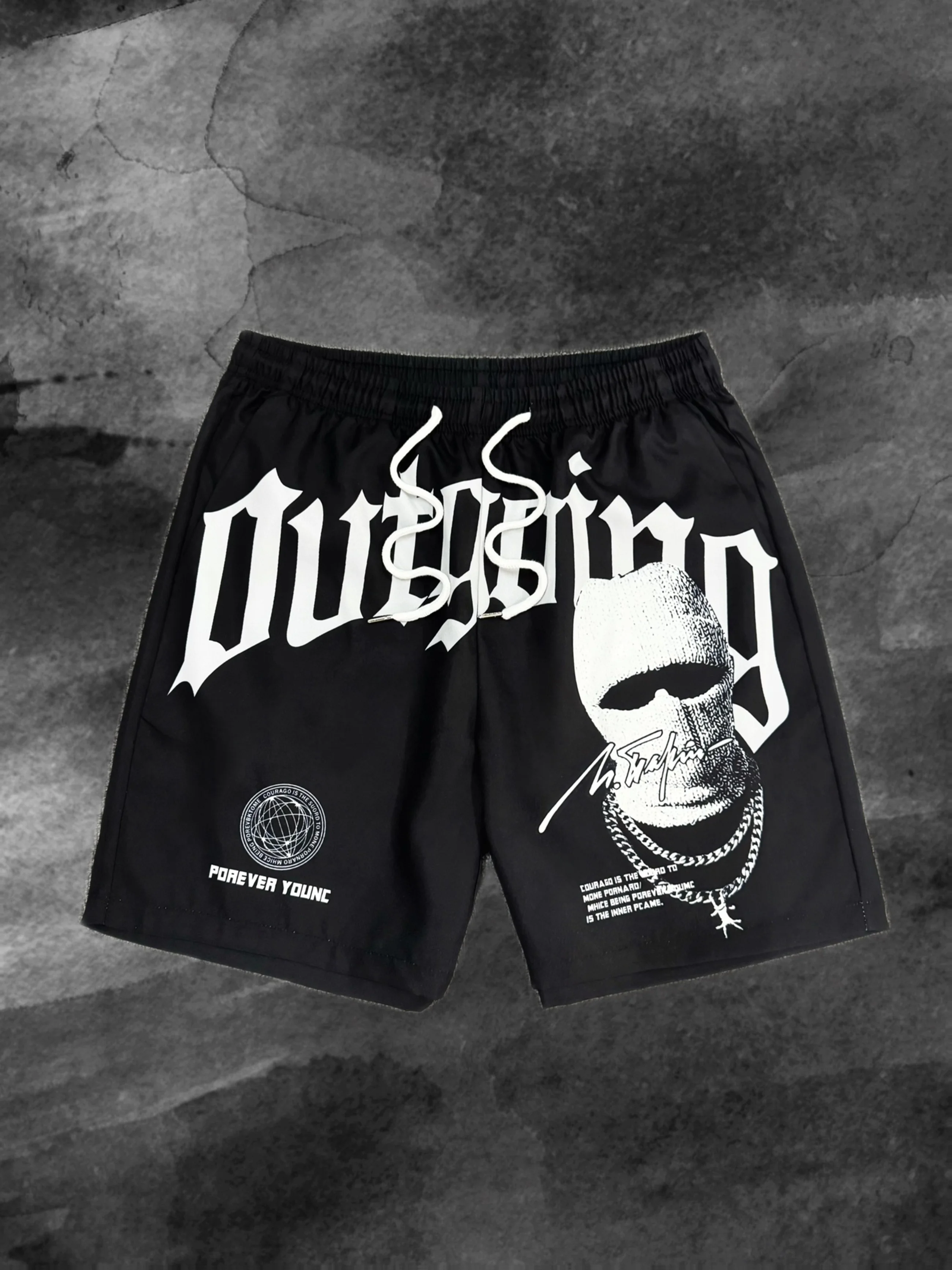 Summer women's short pants with 3D print lightweight breathable casual roller skating hip-hop street style shorts