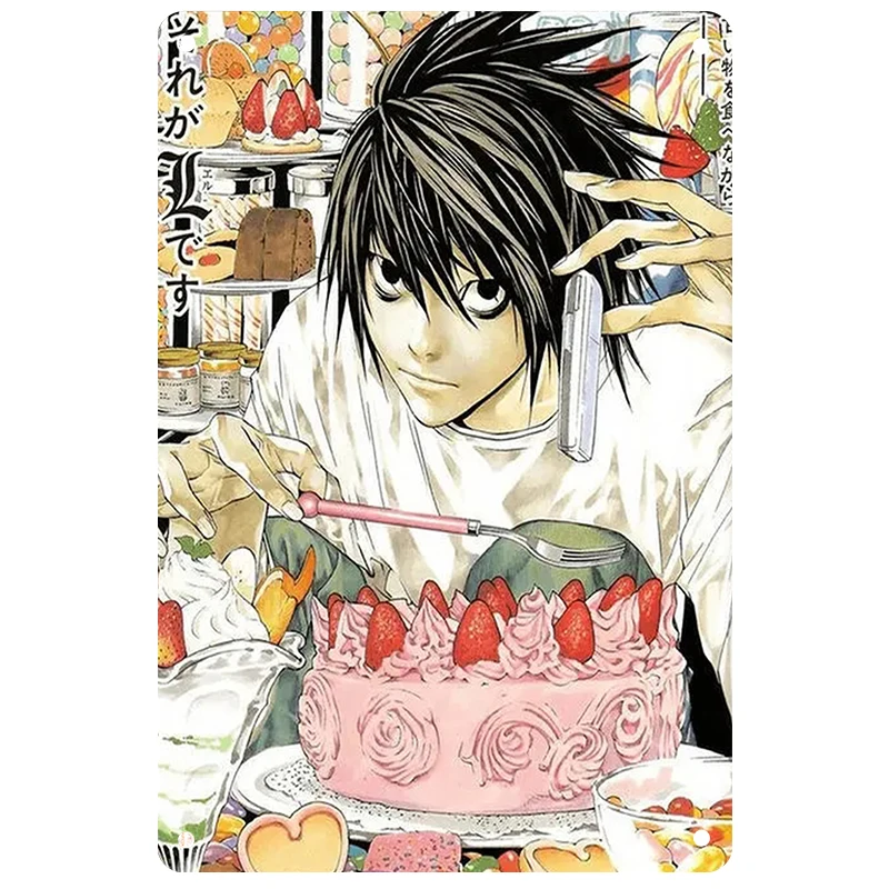 HD Classic Japanese Anime Death Note Family Canvas Painting Iron sheet painting and Prints Wall Art Picture for Room Home Decor