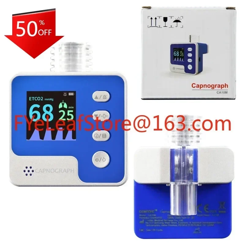 Capnograph Monitor Veterinary Pulse Oximeter Monitor Veterinary Etco2 Handheld