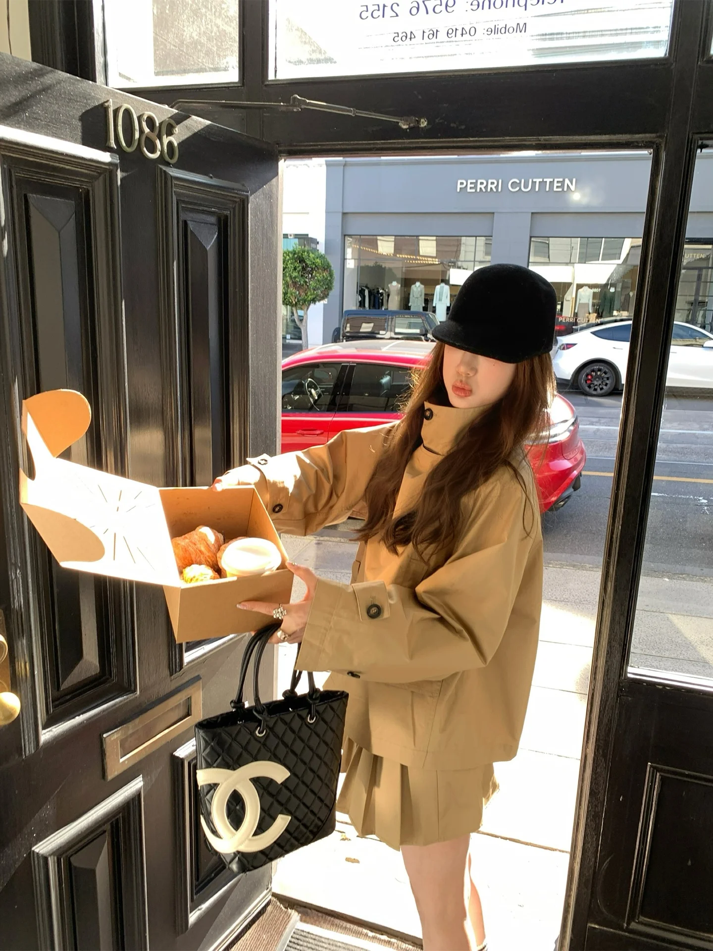 

Комплект: плиссированная юбка и ветровка в стиле Old Money для подростков, повседневный образ для четырех поколений