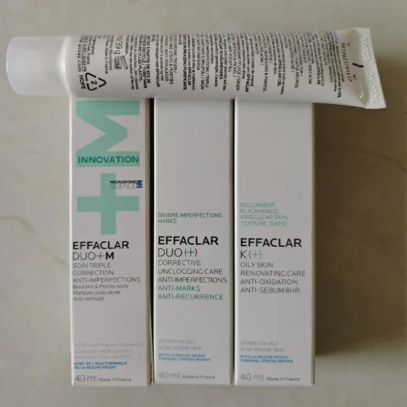 EFFACLAR K+ EFFACLAR Duo+M Emulsion Purifies Skin Regulates Acne Whitens Skin Care Removes Acne And Blackheads 40ml