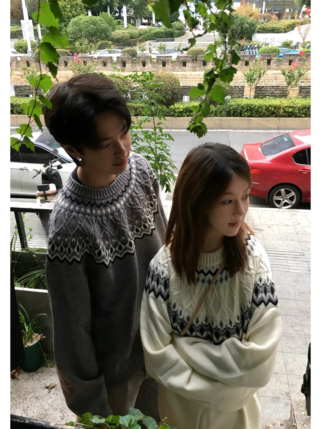 

Мужской вязаный свитер Cleanfit Lazy Style в американском ретро-стиле с круглым вырезом, базовый слой, парный комплект, удобный, из полиэфирного волокна