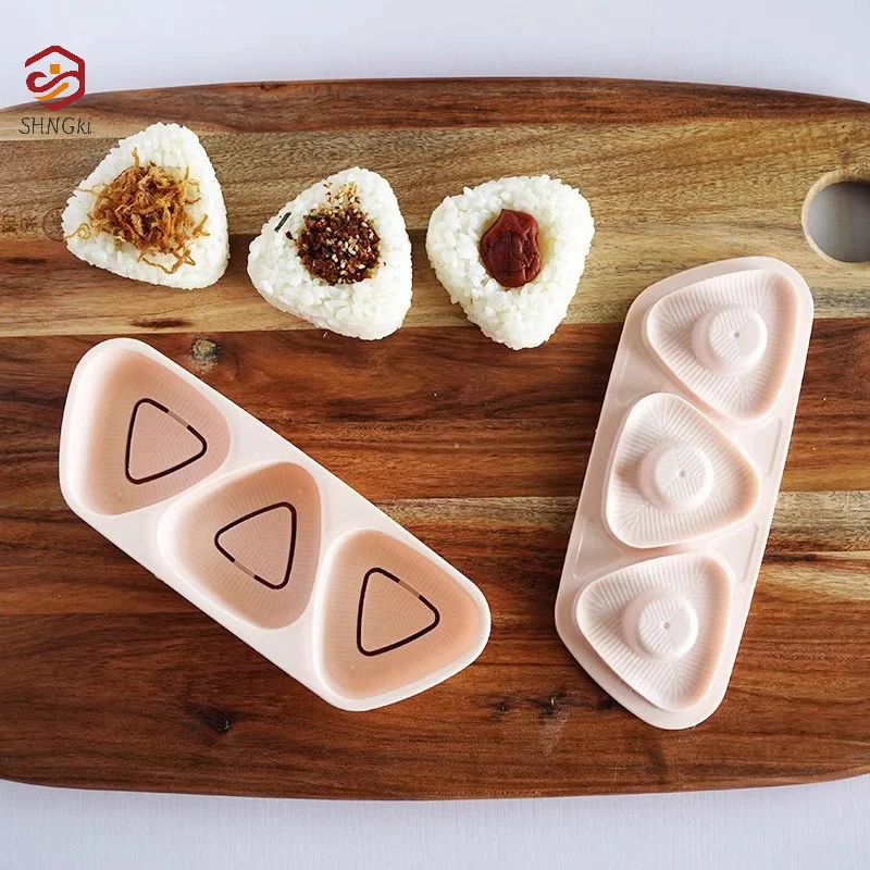 1pc Sushi DIY Mold Onigiri Rice Ball Food Press Triangular Sushi Maker Mold Home Dessert