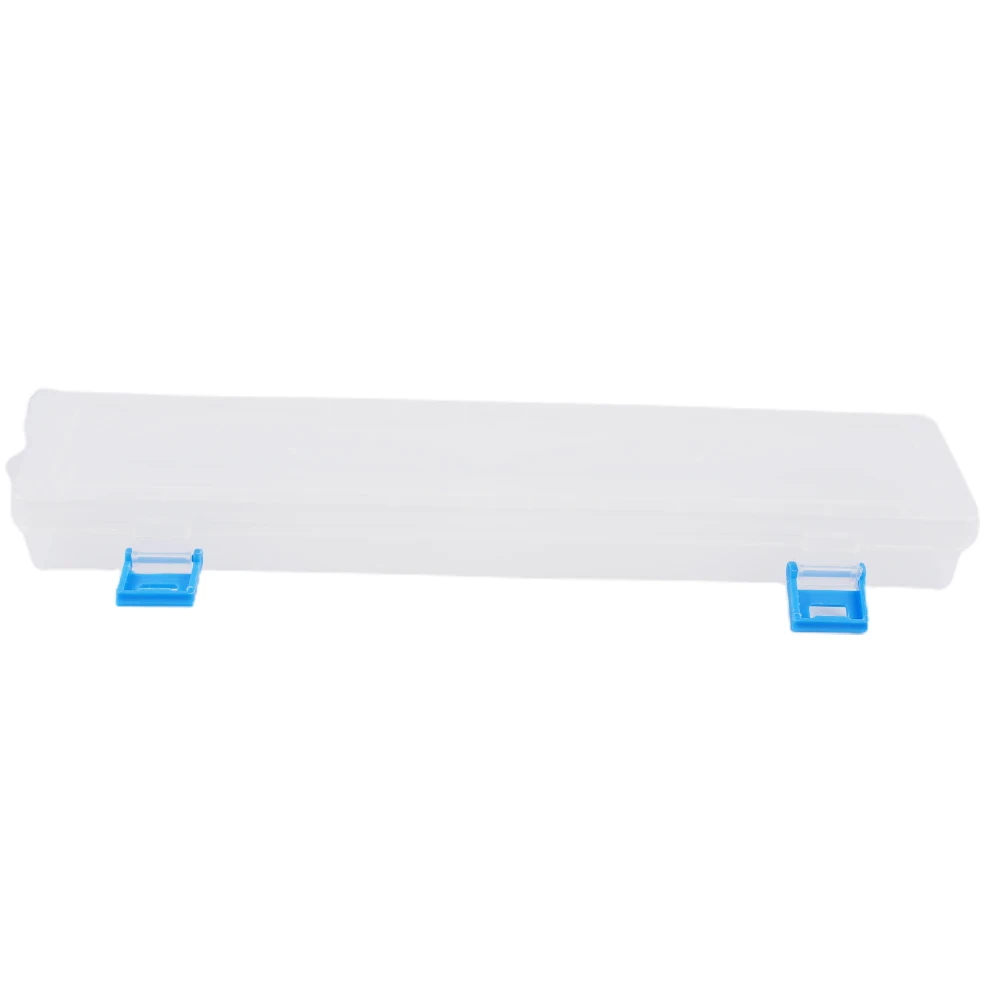 1 Pack 33x7x3.5cm Brush Painting Pencil Storage Box Pencil Container Drawing Tool Marker Crayon Scissors Glitter Tool