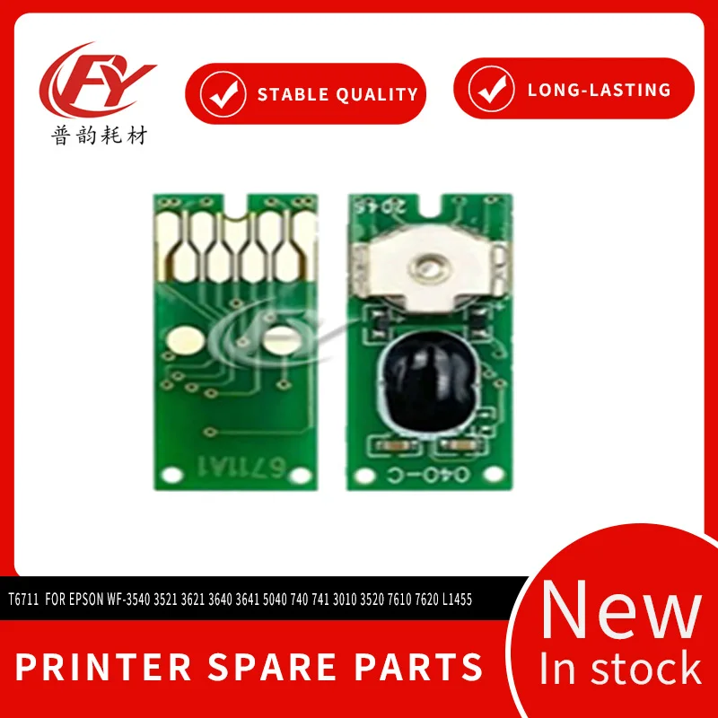 T6711 Maintenance Box Reset Chip For Epson WF-3540 3521 3621 3640 3641 5040 740 741 Waste Ink Tank Counter Reset