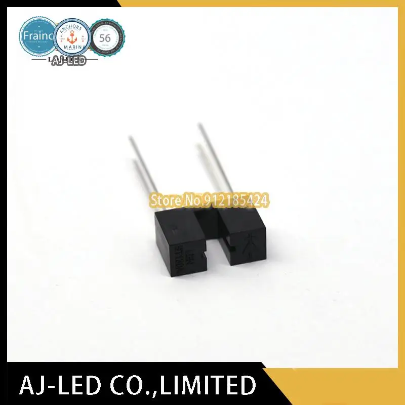 10pcs/lot ST130A single beam direct infrared photoelectric sensor, through-beam switch slot type optocoupler slot width 2.7mm