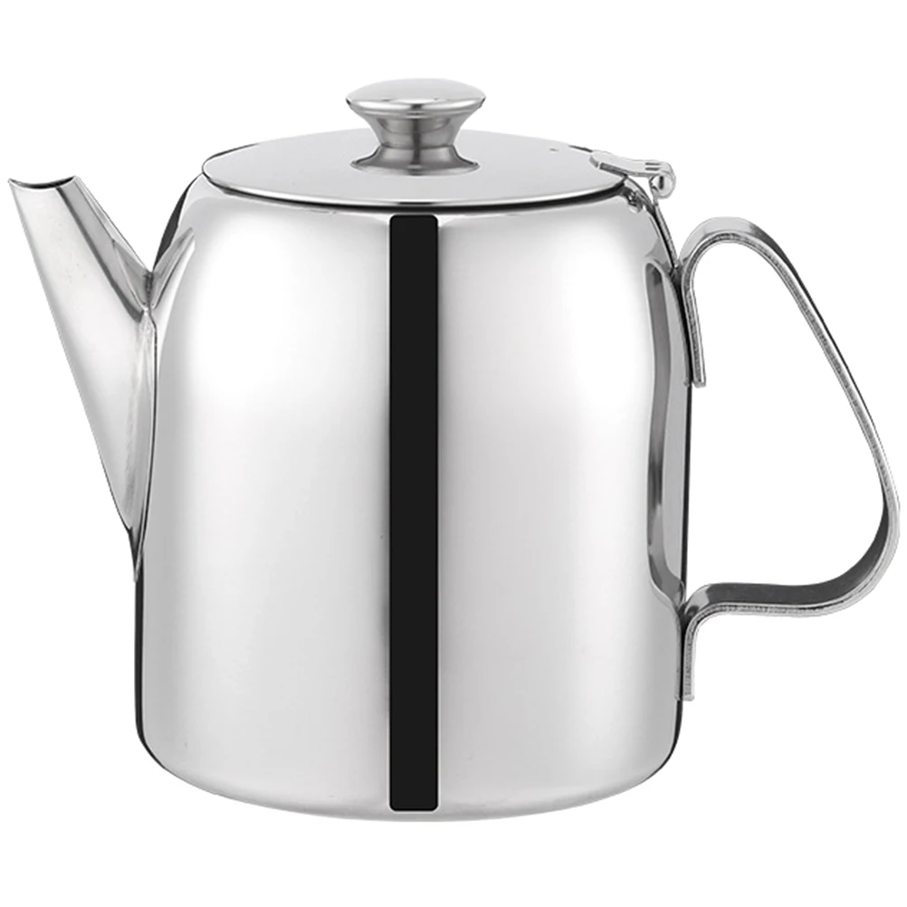 

Stainless Steel Tea Pot Household Modern Home Kettle Leakproof Rustproof Kitchen Decor Functional Large Capacity Oil